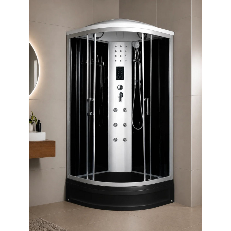 Душевая кабина River DUNAY 90/24 ТН BL размер 90*90*210 см, средний поддон 24 см