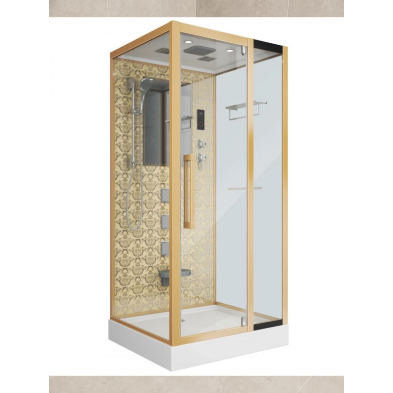 Душевая кабина Niagara Lux 7714G размер 100*90*215 см, низкий поддон 15 см