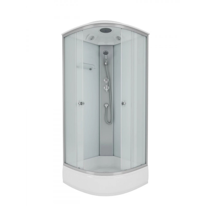 Душевая кабина Niagara Eco E100/26/MT размер 100*100*215 см, средний поддон 26  см