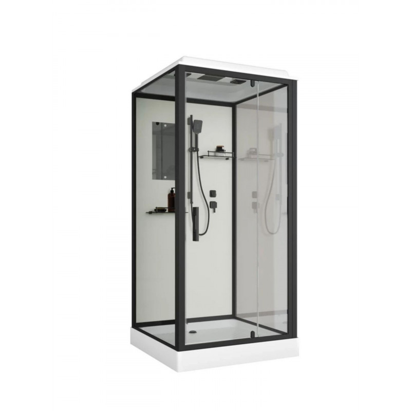 Душевая кабина Niagara Standart ST100/15Q/BL размер 100*100*215 см, низкий поддон 15 см