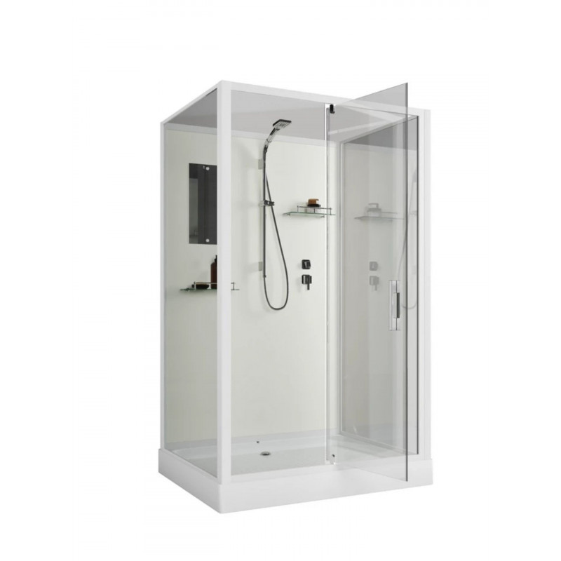 Душевая кабина Niagara Standart ST100/80/15Q/BK  размер 100*80*200 см, низкий поддон 15 см