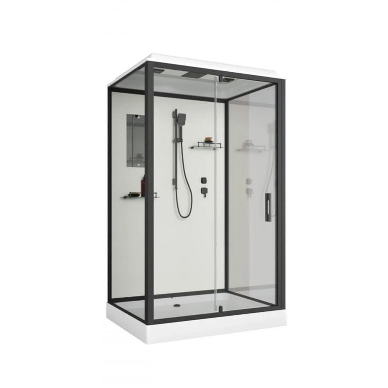 Душевая кабина Niagara Standart ST100/80/15Q/BL размер 100*80*215 см, низкий поддон 15 см
