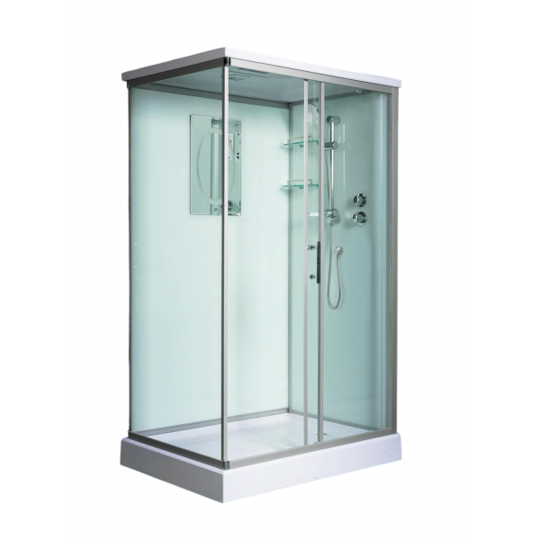 Душевая кабина WeltWasser WW500 LAINE XL 1212, с крышей, размер: 90*120*227, средний поддон
