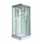 Душевая кабина WeltWasser WW500 LAINE XL 804, с крышей, размер: 80*80*227, средний поддон
