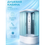 Душевая кабина River Dunay XL 110/80/44 MT L  с крышей, ДxШxВ: 1100x800x2300 мм, высокий поддон 44 см, угол установки левосторонний