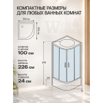 WW500 WERRA XL 1001 Душевая кабина с поддоном