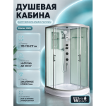 Душевая кабина WeltWasser EMMER 11015 с крышей , размер: 110х110х217 см, низкий поддон 16 см