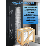 Душевая кабина River Dunay 120/80/24 ТН R с крышей, ДxШxВ: 1200x800x2100 мм, средний поддон 24 см,  угол установки правосторонний