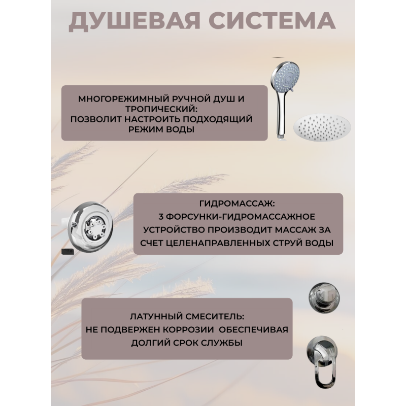 Душевая кабина River Sena 120/80/50 MT
