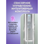 Душевая кабина EM2080LEDT прозрачная