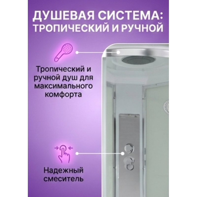 Душевая кабина EM3080 стандартная