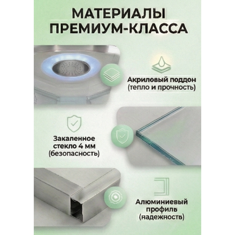Душевая кабина EM3090N без крыши