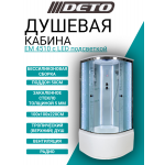 Душевая кабина DETO ЕМ4510 с LED-подсветкой