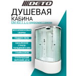 Душевая кабина DETO ЕМ4511 L с гидромассажем
