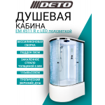 Душевая кабина DETO ЕМ4511 R с LED-подсветкой