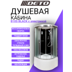 Душевая кабина DETO B10S с электрикой BLACK