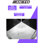 Душевая кабина DETO B10S с электрикой BLACK