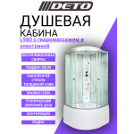 Душевая кабина DETO L 980 с гидромассажем и электрикой