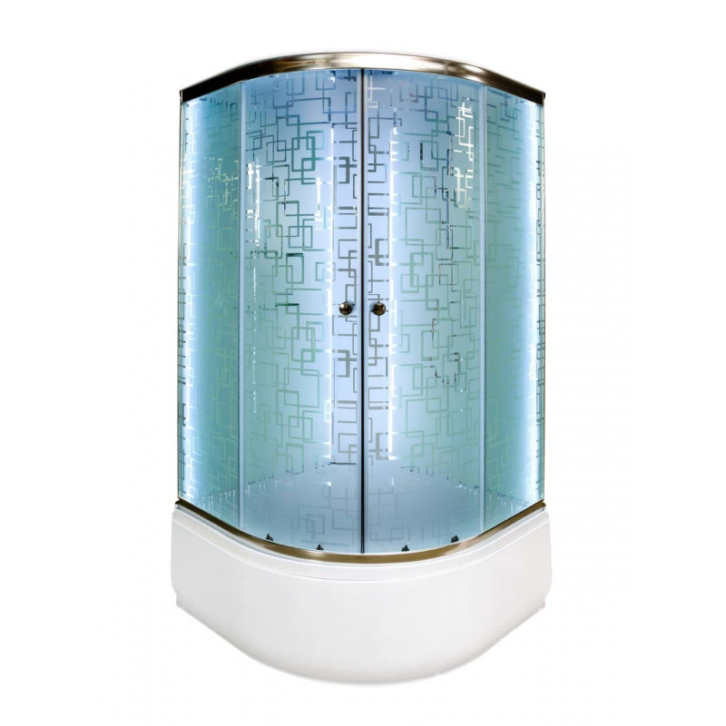 Душевая кабина DETO ЕМ4510 с LED-подсветкой