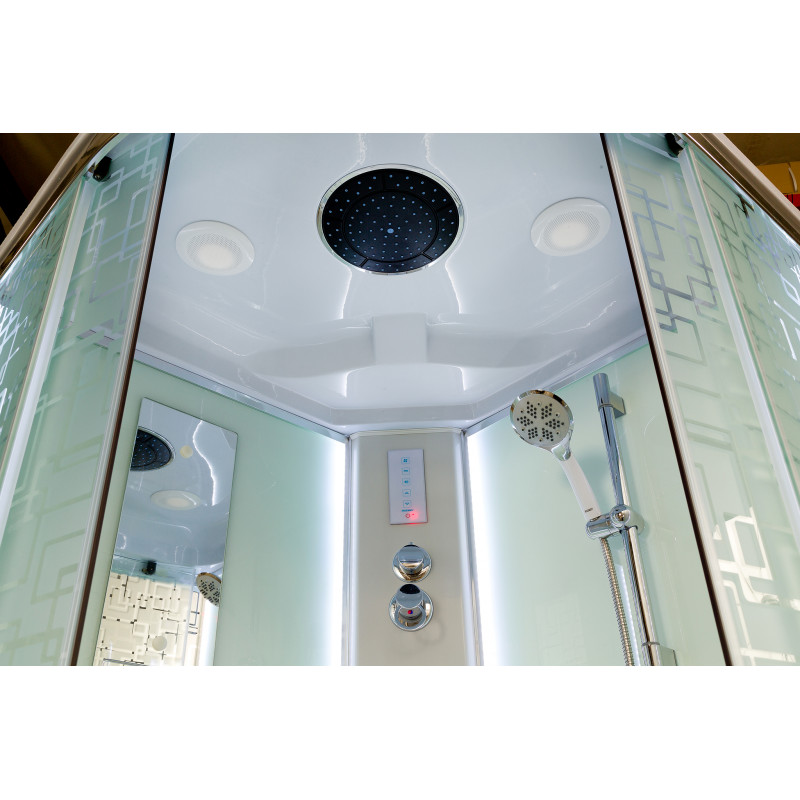 Душевая кабина DETO ЕМ4510 с LED-подсветкой