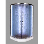 Душевая кабина DETO ЕМ1510 с LED-подсветкой