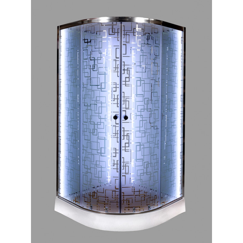 Душевая кабина DETO ЕМ1510 с LED-подсветкой