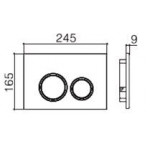 Унитаз с инсталляцией WeltWasser и кнопкой смыва (AMBERG 350 ST + GELBACH 043 MT-WT + AMBERG RD-WT)