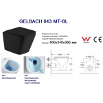 Унитаз с инсталляцией WeltWasser и кнопкой смыва (AMBERG 350 + GELBACH 043 MT-WT + AMBERG RD-WT)
