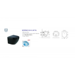 WW MERZBACH 041 XL MT-BL Унитаз подвесной