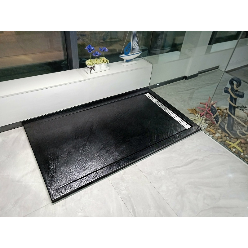 WW TRS 10090 STONE-BL Душевой поддон с сифоном