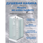 Душевая кабина Niagara NG-43295-14QBKTG  размер 120*90*210 см, низкий поддон 13 см