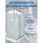Душевая кабина Niagara NG-43295-14QBKTG  размер 120*90*210 см, низкий поддон 13 см