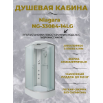Душевая кабина Niagara NG-33084-14LG, размер 100*80*215 см, средний поддон 26 см
