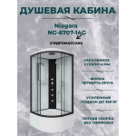 Душевая кабина Niagara NG-6707-14G размер 80*80*215 см, высокий поддон 40 см