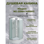 Душевая кабина Niagara NG-33984-14RBKG размер 90*80*200 см, средний поддон 26 см