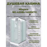 Душевая кабина Niagara NG-43085-14QBKTG размер 100*80*210 см, низкий поддон 13 см