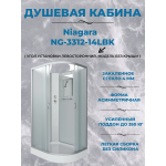 Душевая кабина Niagara NG-3312-14LBK размер 120*80*200, низкий поддон 13 см