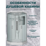 Душевая кабина Niagara Premium NG-6001-01GD размер 90*90*220 см, низкий поддон 16 см