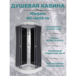 Душевая кабина Niagara NG-4502-14, размер 100*100*215 см, низкий поддон 13 см