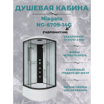Душевая кабина Niagara NG-6709-14G (1000х1000х2150), с гидромассажем