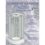 Душевая кабина Niagara NG-3302-14G, размер 100*100*215 см, средний поддон 26 см