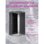 Душевая кабина Niagara Eco E90/80/40R/TN размер 90*80*215 см, высокий поддон 40 см