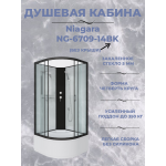 Душевая кабина Niagara NG-6709-14BK (1000х1000х2000), без крыши
