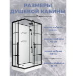 Душевая кабина Niagara Standart ST100/80/15QR/KL/BKT (1000х800х2250)