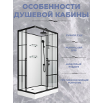 Душевая кабина Niagara Standart ST120/80/15QR/KL/BKT (1200х800х2250)