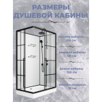 Душевая кабина Niagara Standart ST120/80/15QR/KL/BKT (1200х800х2250)