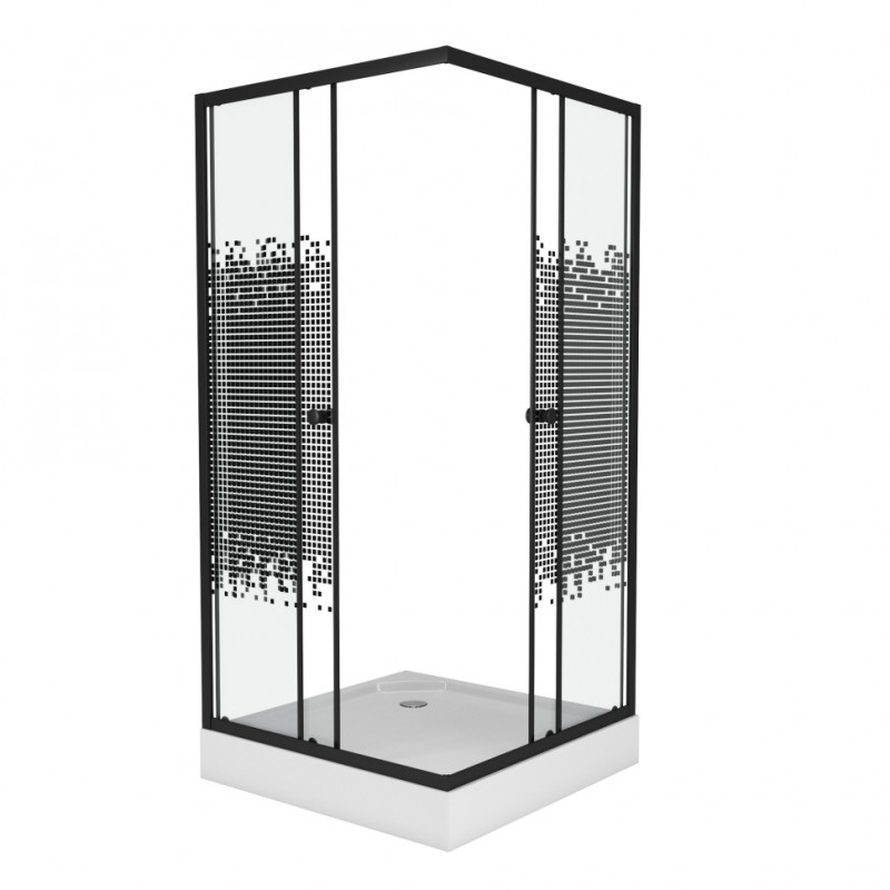 Душевой уголок NG-009-14Q BLACK