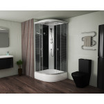 Душевая кабина Niagara NG-3504-14BLACK размер 90*90*215 см, средний поддон 26 см