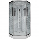 Душевая кабина Niagara Lux 7717W размер 100*100*215 см, низкий поддон 15 см