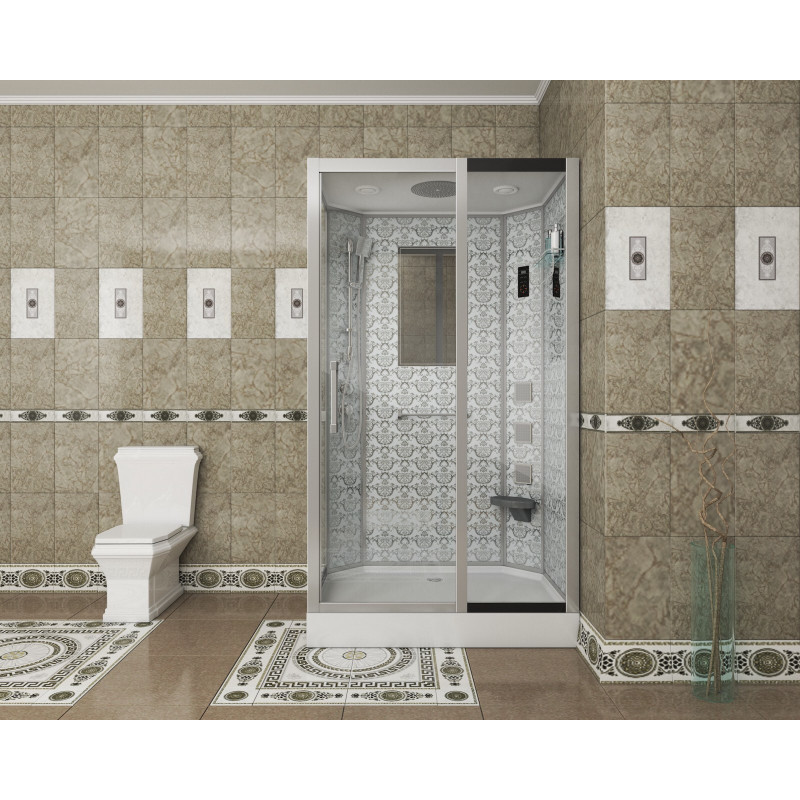 Душевая кабина Niagara Lux 7711 WR размер 120*90*215 см, низкий поддон 15 см